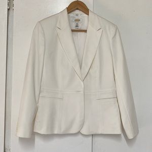 Talbots blazer in white